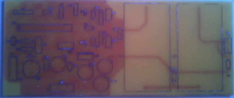 Top of transmitter pcboard